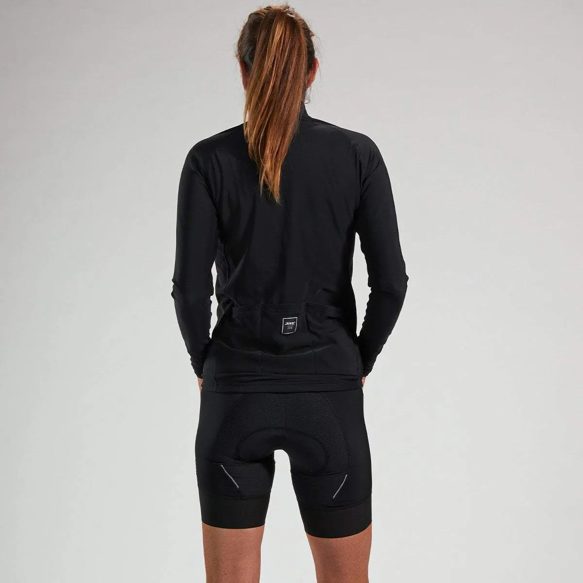 Womens Elite Cycle Thermo Bib - Black