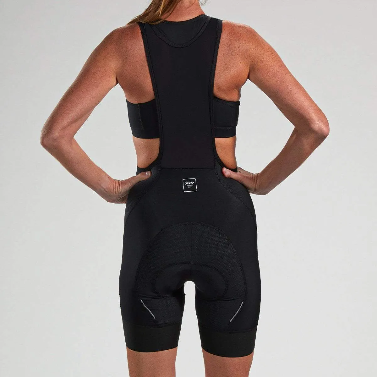 Womens Elite Cycle Thermo Bib - Black