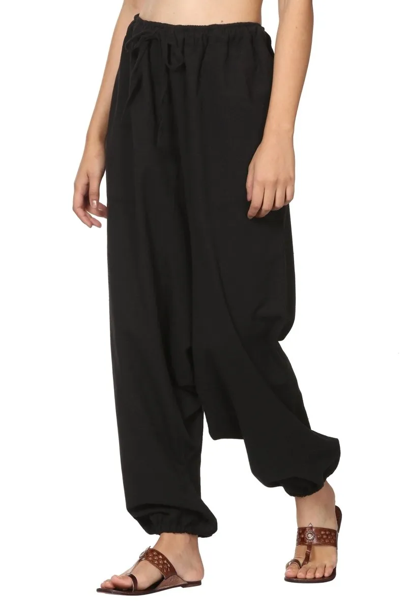 Women's Harem Pant | Black | Fits Waist Size 28" to 36"