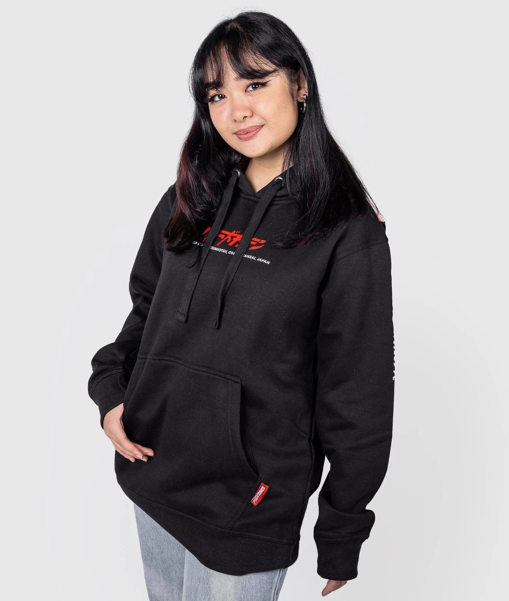 Women's Katakana Hoodie - Black