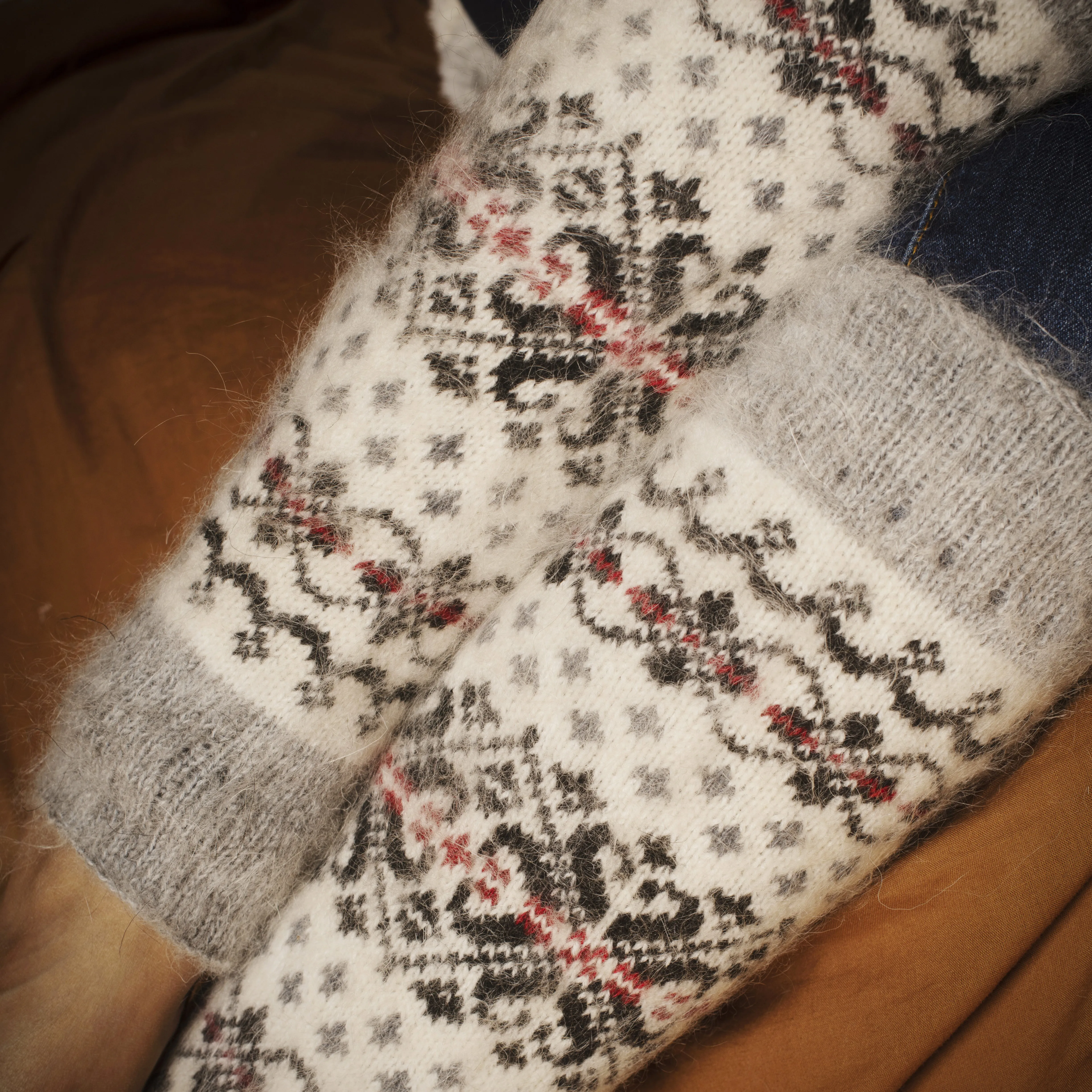 Women's Mistletoe Magic Goat Wool Leg Warmers