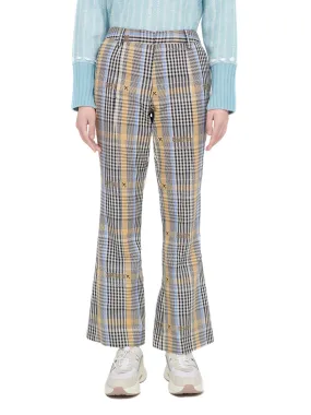 Wordings Jacquard Checkers Pants