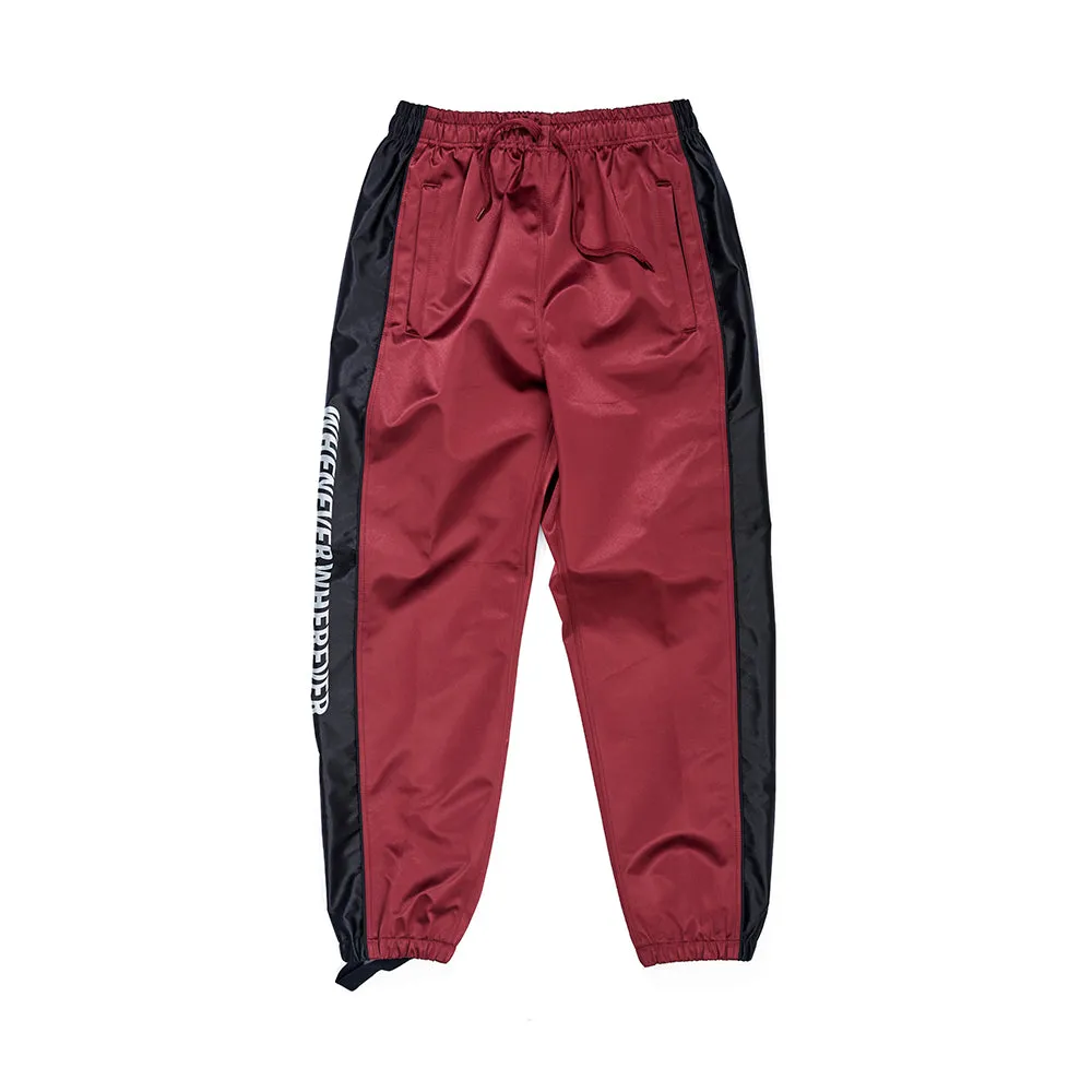 WW SHINE JOGGER PANTS BURGUNDY