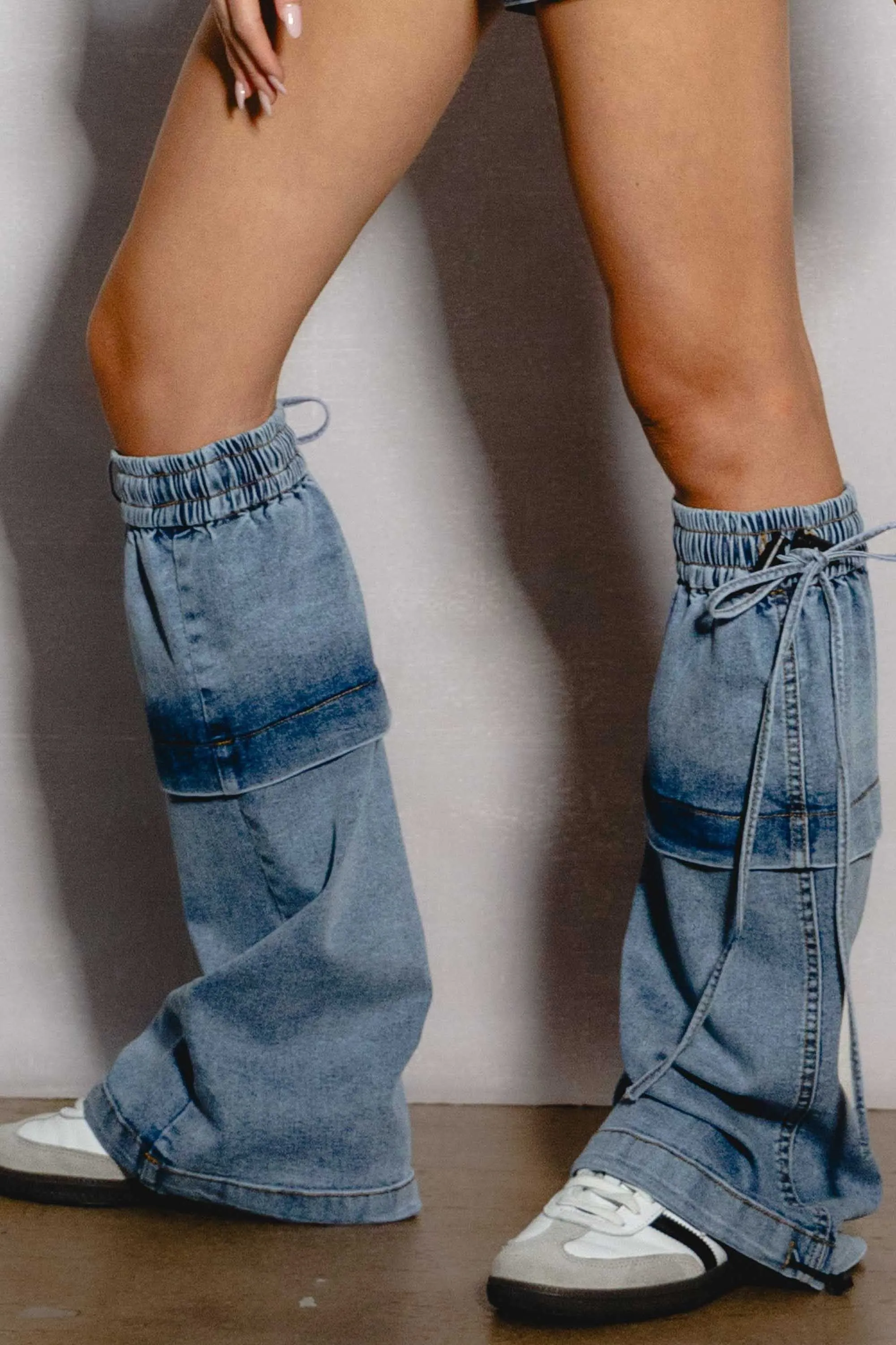 Y2K Denim Leg Warmers