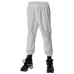 Youth Tee Ball Pants - Grey - Youth X-Large